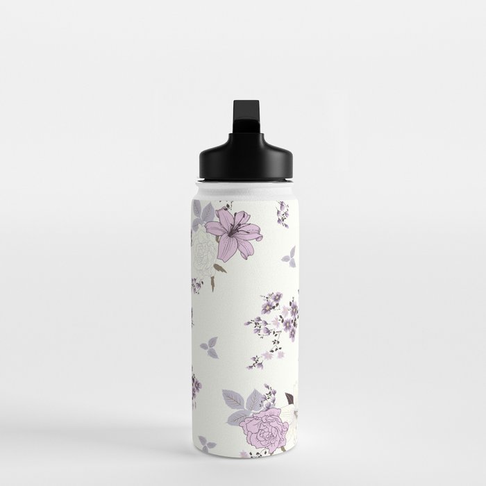 romantic pattern in the rococo style Water Bottle Gallery Image 3