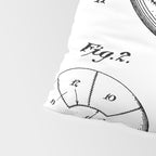 Basketball Patent - Sports Fan Team Coach Art - White Pillow Sham Gallery Image 4