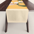 Golden Magnolia Blooms Table Runner Gallery Image 1