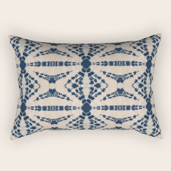 Spider Shibori Rectangular Pillow Gallery Image 1