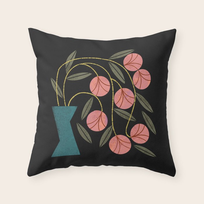 Long Stems Throw Pillow Gallery Image 6