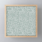 William Morris Bird & Anemone Powder Blue Mini Art Print Gallery Image 1