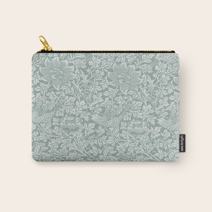 William Morris Bird & Anemone Powder Blue Carry All Pouch Gallery Image 1
