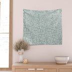 William Morris Bird & Anemone Powder Blue Wall Tapestry Gallery Image 2