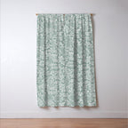 William Morris Bird & Anemone Powder Blue Window Curtain Gallery Image 3