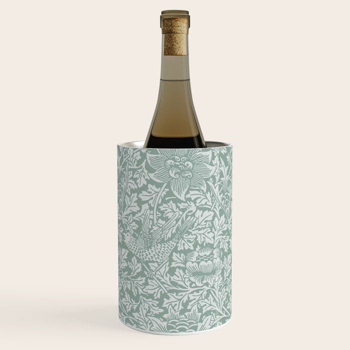 William Morris Bird & Anemone Powder Blue Wine Chiller Gallery Image 2