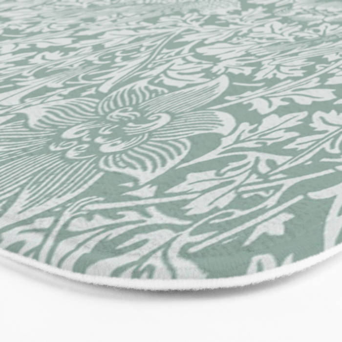 William Morris Bird & Anemone Powder Blue Bath Mat Gallery Image 3