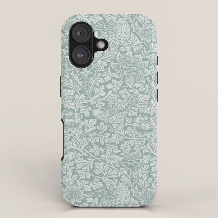 William Morris Bird & Anemone Powder Blue iPhone Case Gallery Image 1