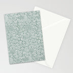 William Morris Bird & Anemone Powder Blue Stationery Card Gallery Image 2