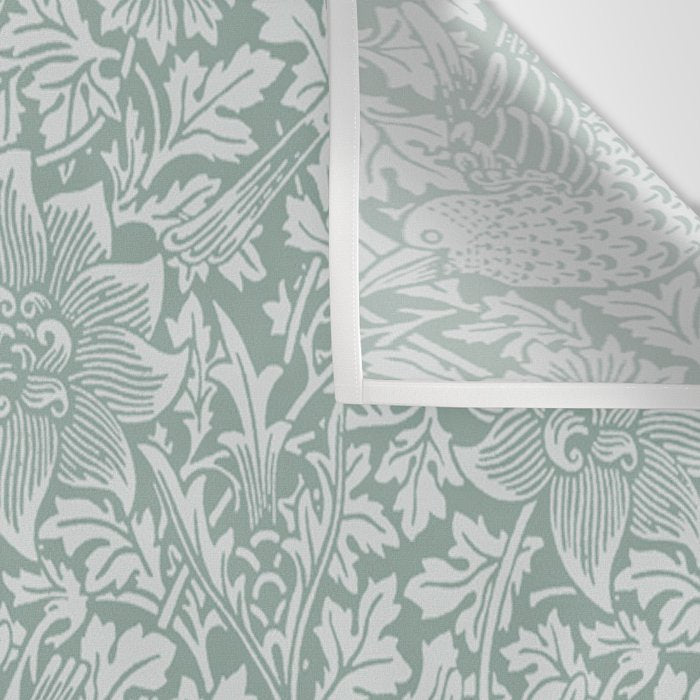 William Morris Bird & Anemone Powder Blue Wall Tapestry Gallery Image 3
