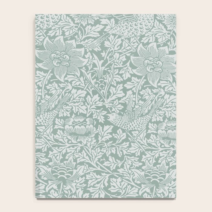 William Morris Bird & Anemone Powder Blue Notebook Gallery Image 4