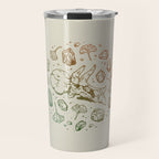 Triceratops Rocks! | Leaf Green & Pumpkin Spice Ombré Travel Mug Gallery Image 1