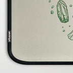 Triceratops Rocks! | Leaf Green & Pumpkin Spice Ombré Laptop Sleeve Gallery Image 3