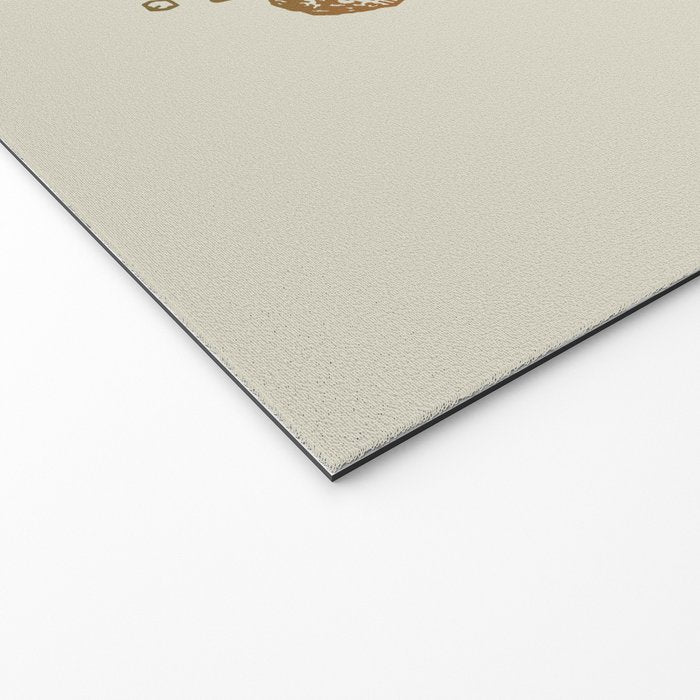 Triceratops Rocks! | Leaf Green & Pumpkin Spice Ombré Welcome Mat Gallery Image 2