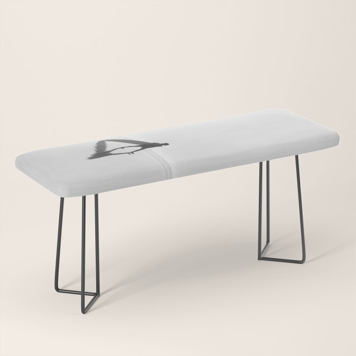 Modern Coastal Surfer Photography Bench Gallery Image 1
