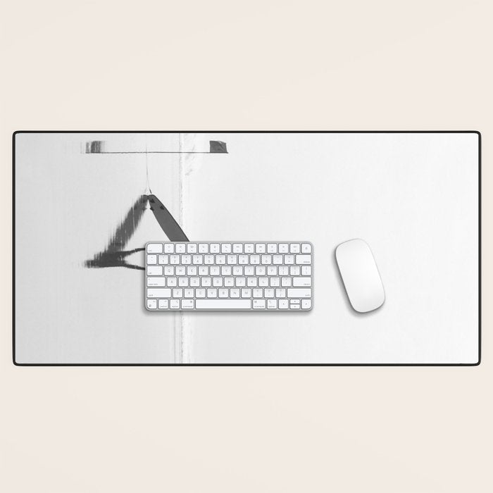 Modern Coastal Surfer Photography Desk Mat Gallery Image 1