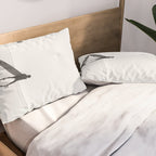 Modern Coastal Surfer Photography Pillow Sham Gallery Image 2