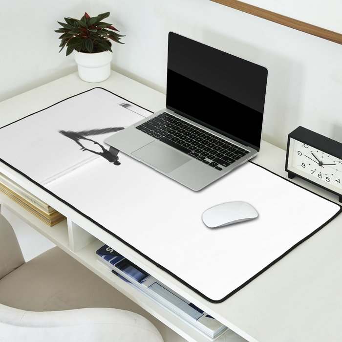 Modern Coastal Surfer Photography Desk Mat Gallery Image 2
