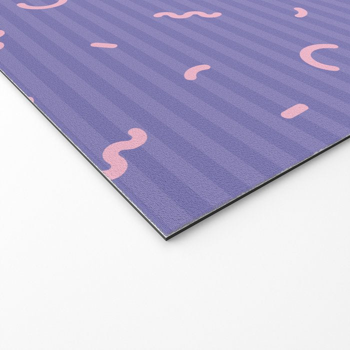 Memphis Pattern 57 - 80s - 90s Retro / 2nd year anniversary design Welcome Mat Gallery Image 2