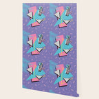Memphis Pattern 57 - 80s - 90s Retro / 2nd year anniversary design Wallpaper Gallery Image 2