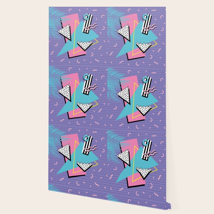 Memphis Pattern 57 - 80s - 90s Retro / 2nd year anniversary design Wallpaper Gallery Image 2