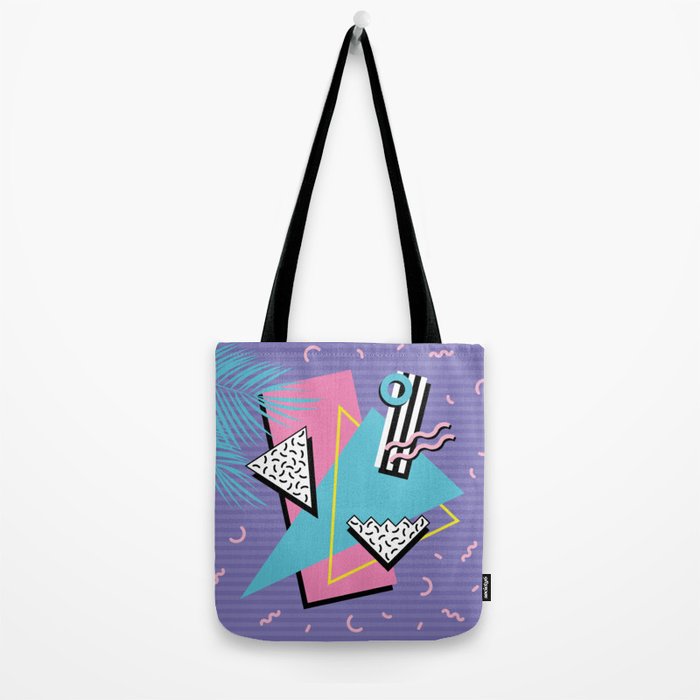 Memphis Pattern 57 - 80s - 90s Retro / 2nd year anniversary design Tote Bag Gallery Image 2