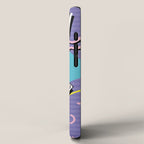 Memphis Pattern 57 - 80s - 90s Retro / 2nd year anniversary design iPhone Case Gallery Image 2