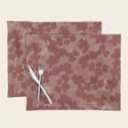 Shadow Poppies - Rust Placemat Gallery Image 1