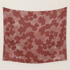 Shadow Poppies - Rust Wall Tapestry Gallery Image 4