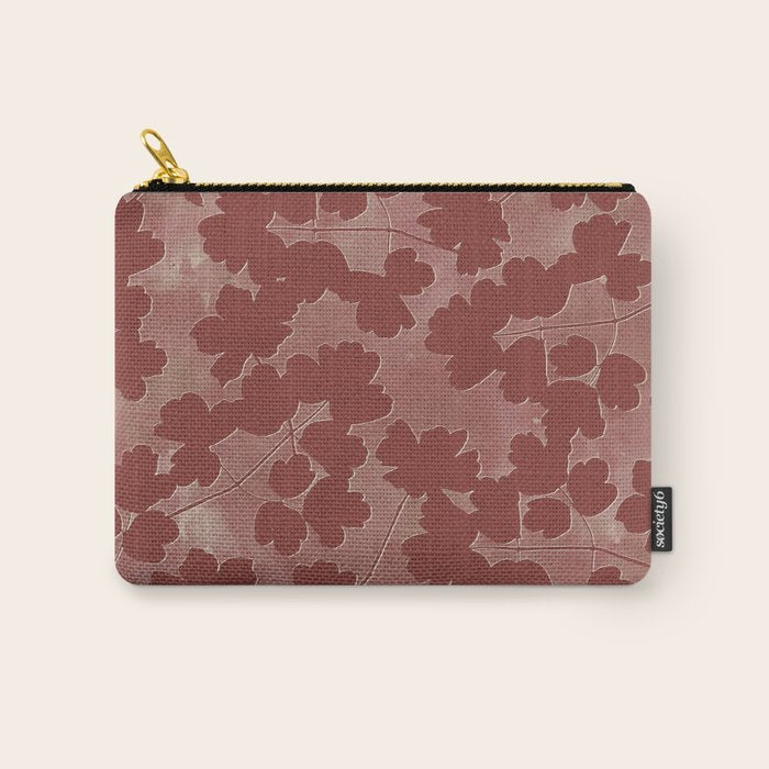 Shadow Poppies - Rust Carry All Pouch Gallery Image 1