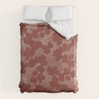 Shadow Poppies - Rust Duvet Cover Gallery Image 6