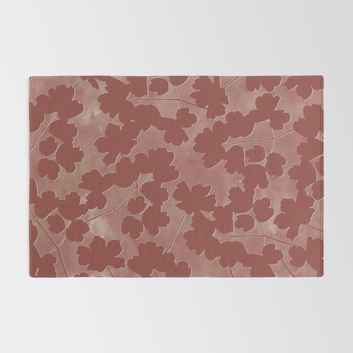 Shadow Poppies - Rust Rug Gallery Image 2