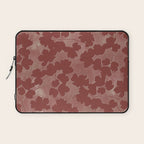 Shadow Poppies - Rust Laptop Sleeve Gallery Image 1