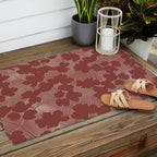 Shadow Poppies - Rust Outdoor Rug Gallery Image 2