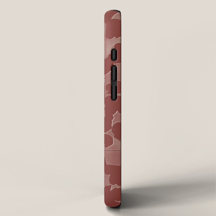 Shadow Poppies - Rust iPhone Case Gallery Image 2