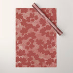 Shadow Poppies - Rust Wrapping Paper Gallery Image 1