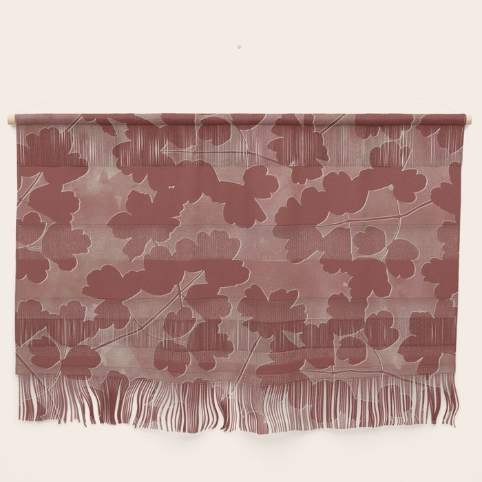 Shadow Poppies - Rust Wall Hanging Gallery Image 1