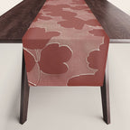 Shadow Poppies - Rust Table Runner Gallery Image 1