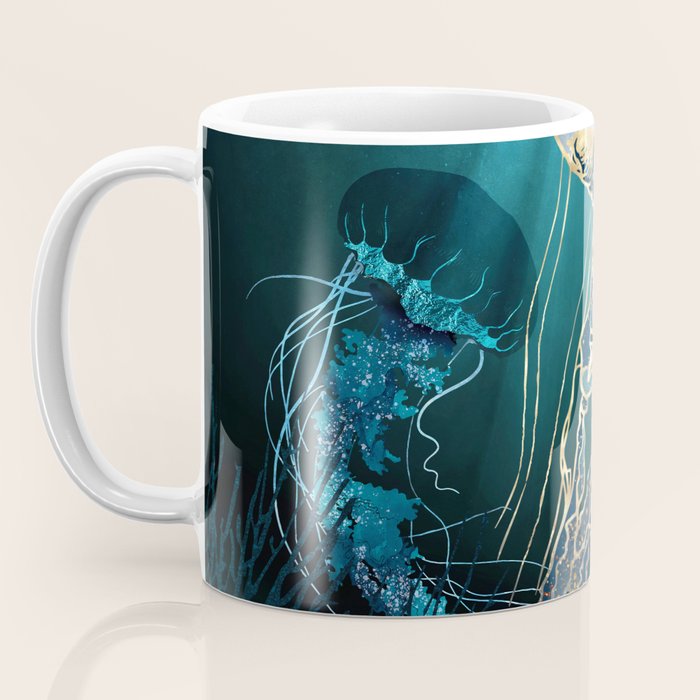 Metallic Jellyfish V Coffee Mug Gallery Image 3