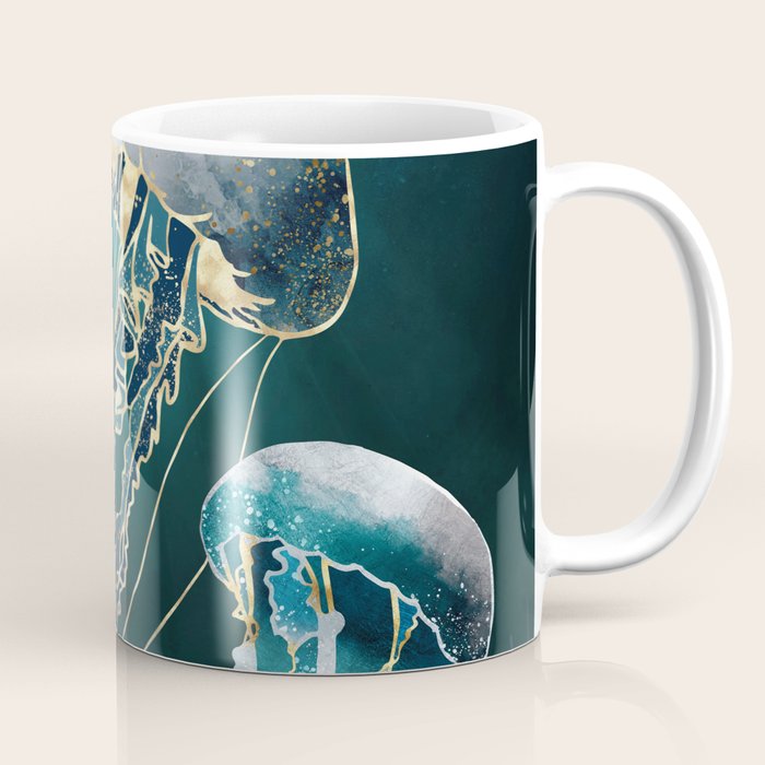 Metallic Jellyfish V Coffee Mug Gallery Image 1