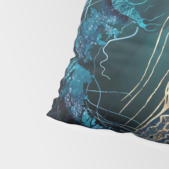 Metallic Jellyfish V Pillow Sham Gallery Image 4