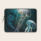 Metallic Jellyfish V Laptop Sleeve Gallery Image 1