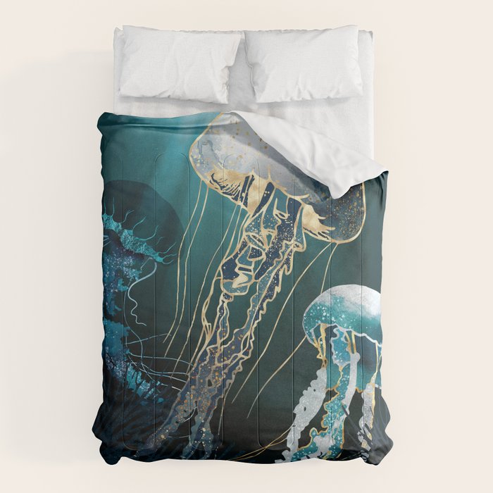 Metallic Jellyfish V Comforter Gallery Image 6