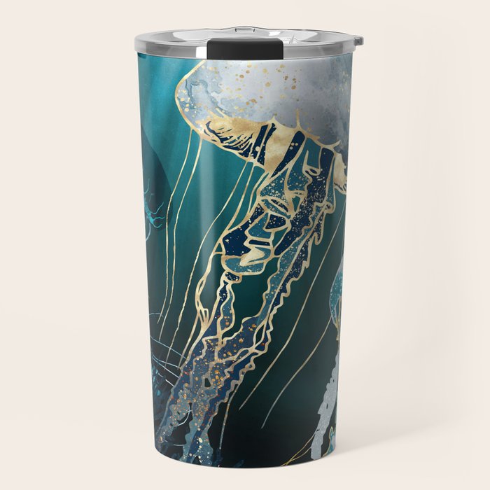 Metallic Jellyfish V Travel Mug Gallery Image 1