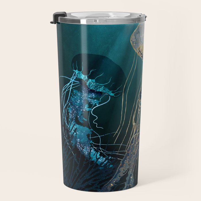 Metallic Jellyfish V Travel Mug Gallery Image 3