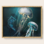 Metallic Jellyfish V Serving Tray Gallery Image 1