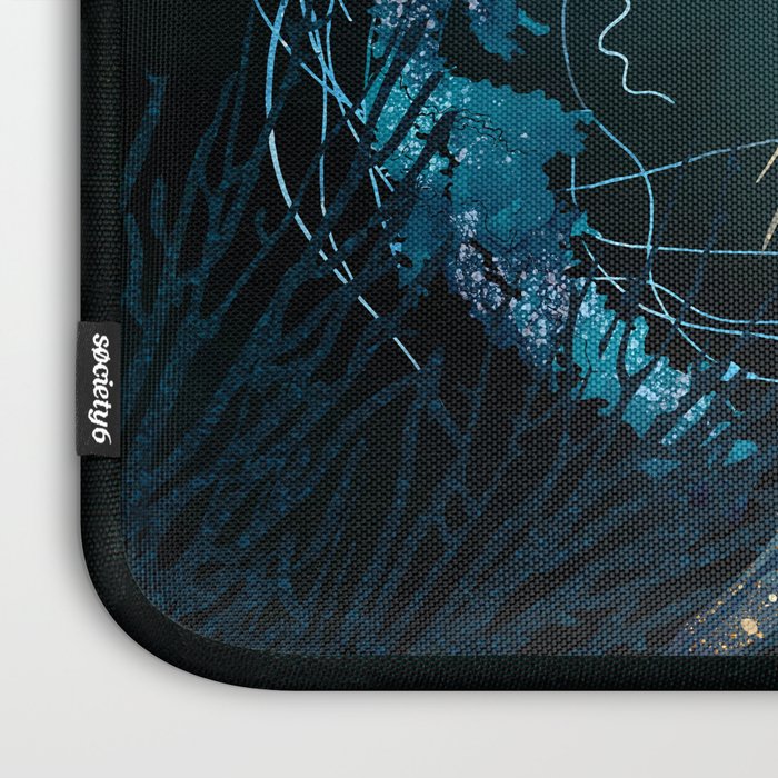 Metallic Jellyfish V Laptop Sleeve Gallery Image 3