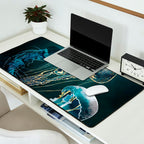 Metallic Jellyfish V Desk Mat Gallery Image 2