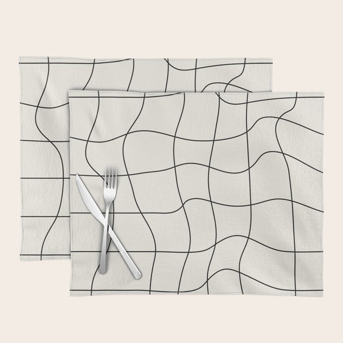 Warp Grid: Off-White Day Edition Placemat Gallery Image 1