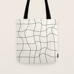 Warp Grid: Off-White Day Edition Tote Bag Gallery Image 1